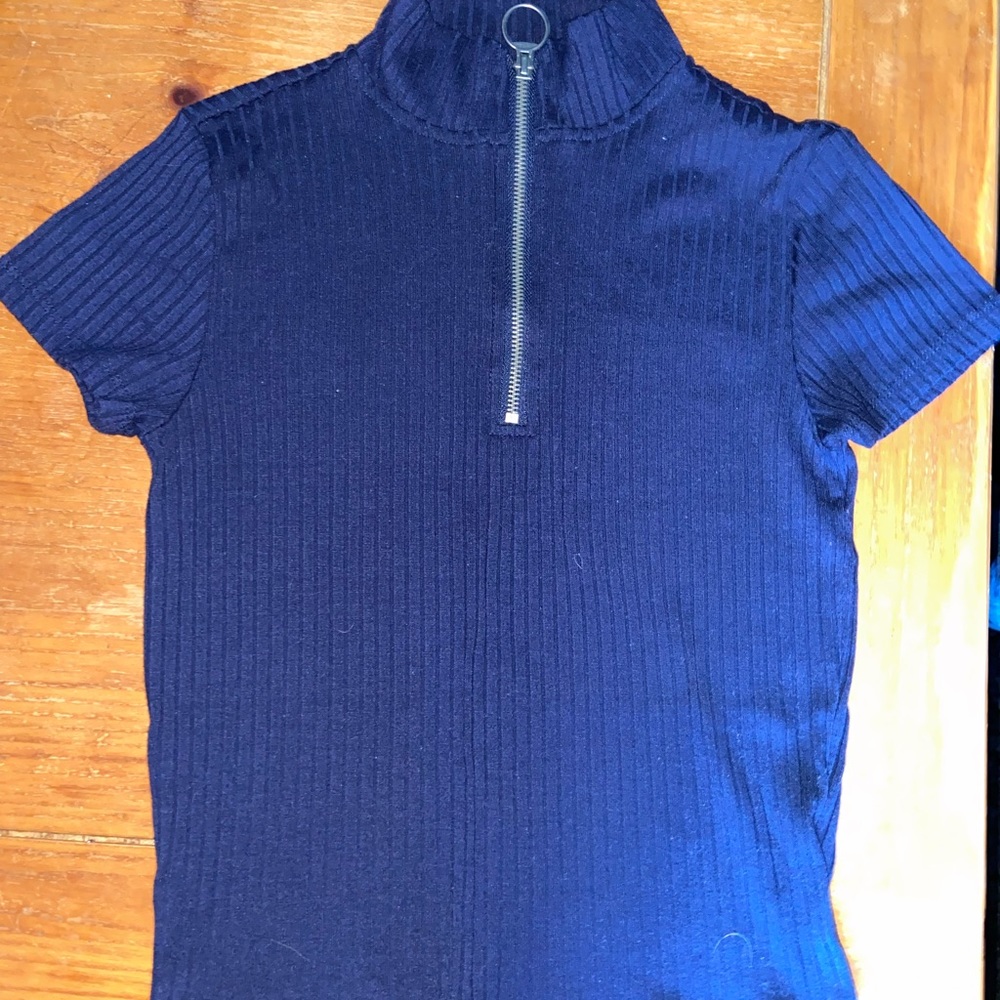 Girls half turtle neck shirt